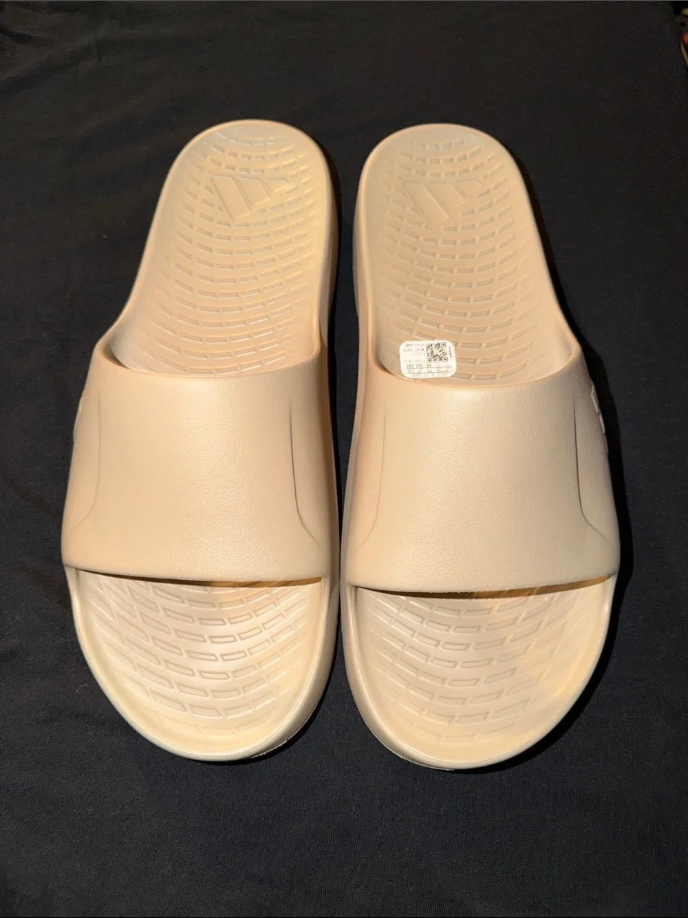 adidas Slide Sandals in Beige
